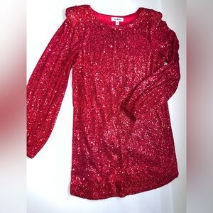 Women’s (M) Steve Madden Red Sequin Mini Dress